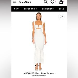 Brand New Michael Costello Hilary Gown - Size XS